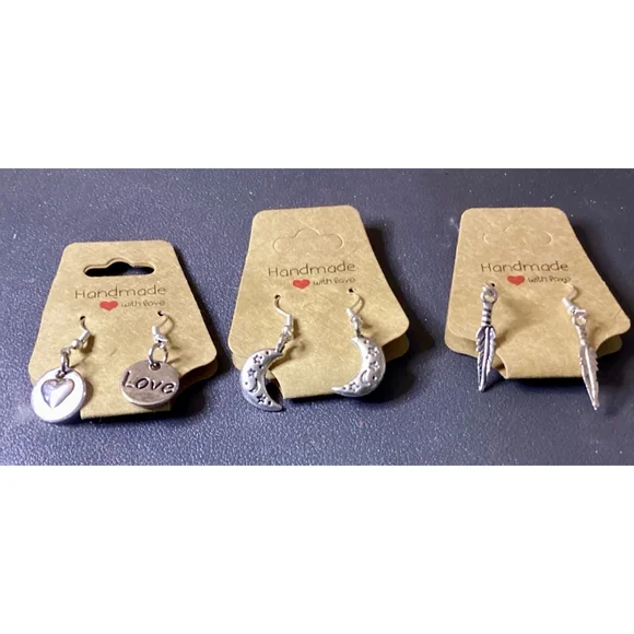 Handmade Silver Earrings! Hypoallergenic🫶