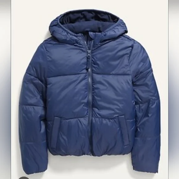 OLD NAVY Wind-Resistant Frost-Free Puffer Jacket for Girls SIZE 10-12