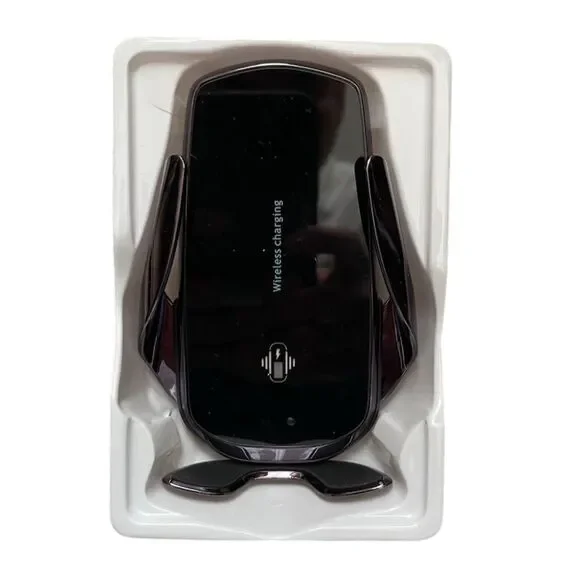 15W Wireless Car Phone Holder Charger Auto-Clamping Qi Fast Charging
