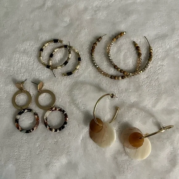 Lot of Four Earrings