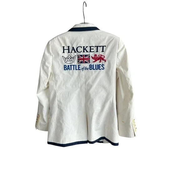 Hackett London Boys Battle of the Blues Blazer Size 7-8