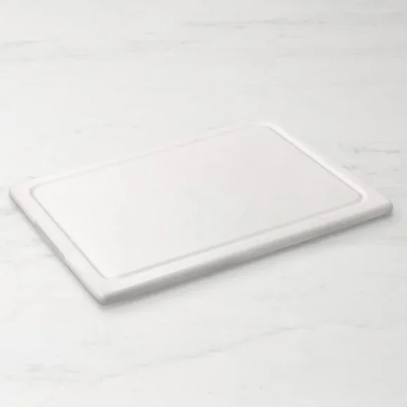 NWT Williams Sonoma Antibacterial PolySafe Cutting Board - White