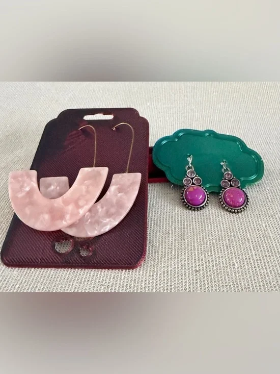 Two Pair Unique Earrings
