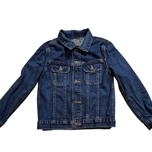 Polo Ralph Lauren Kid’s Trucker Denim Jean Jacket Youth Size 7 EUC