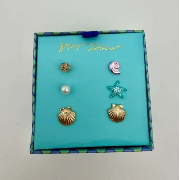 Betsey‎ Johnson Seabed Critters Fish Statement Ring - Multi-Color Crystals - NWT