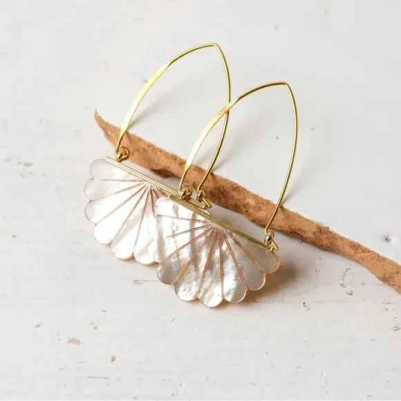 Bohemian hoop earrings N767