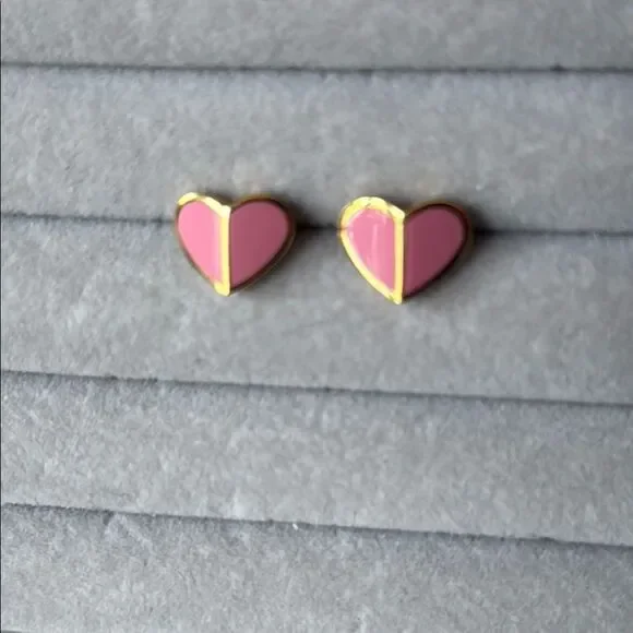 kate spade heart earrings