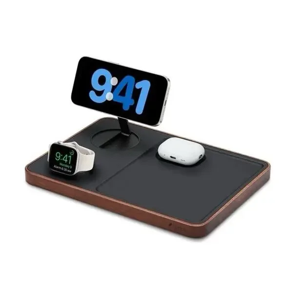 Nimble Valet 3-in-1 Wireless Qi2 Charger for iPhone, AirPods (Refurbished)