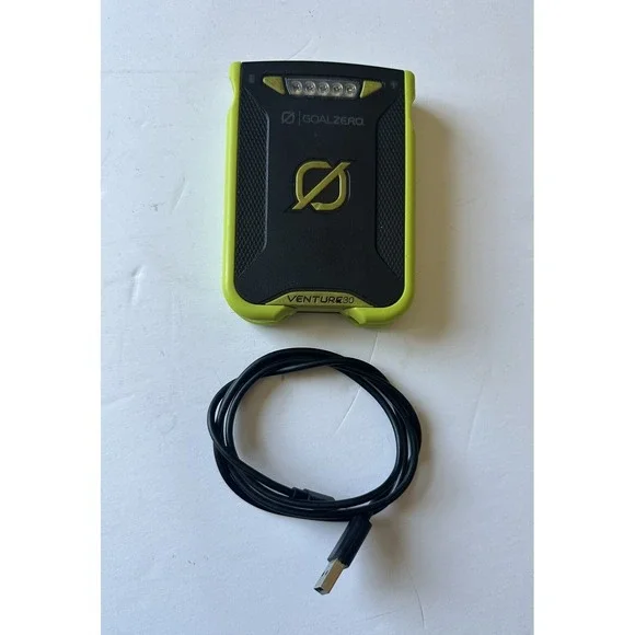 Goal Zero Venture‎ 30 22008 Black/Green Portable Dual USB Por 7800maH Power Bank