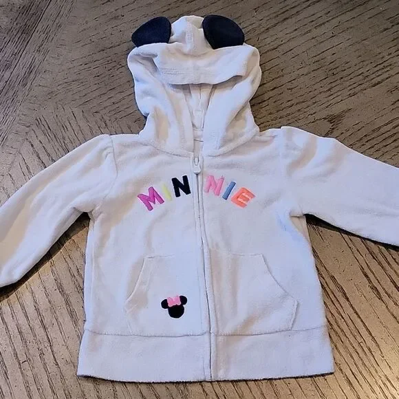Minnie Mouse zip up jacket size 2 Baby Gap