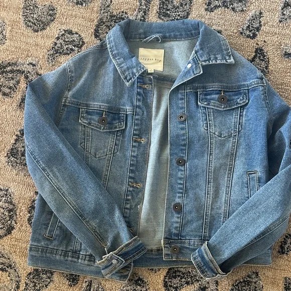 Copper Key Light Blue Denim Jacket