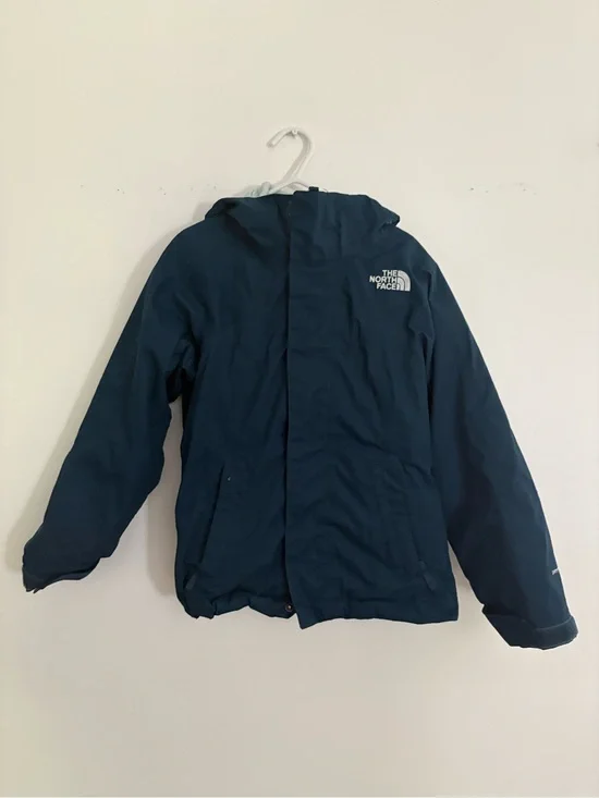 The North Face Girls XXS 5 Navy Blue Hyvent 2-1 Hooded Jacket Winter Fleece