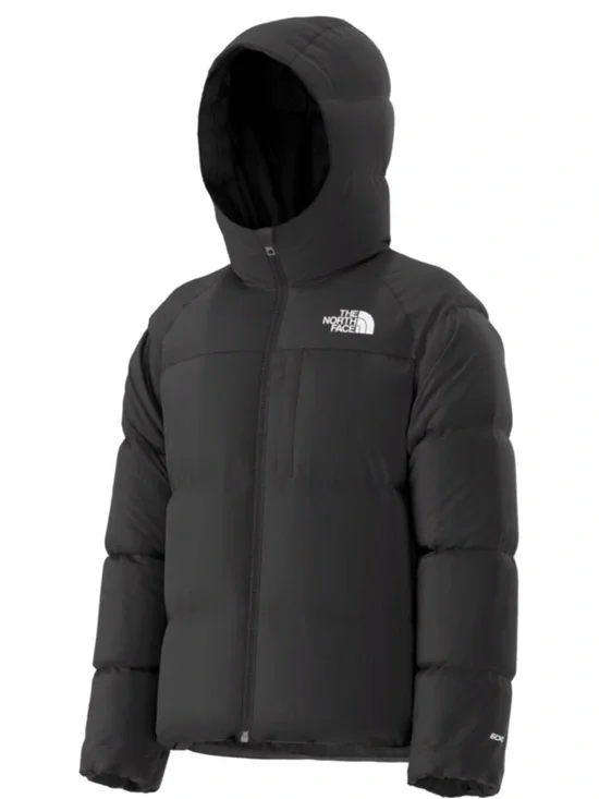The North Face Black Down Hooded Jacket Boys' Size Medium