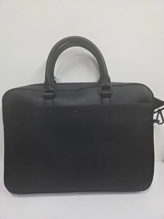 Tommy Hilfiger Black Men's Executive Briefcase Bag