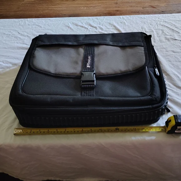 Black and Gray Laptop Bag