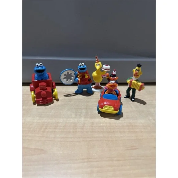 Sesame Street Cake Topper Figures Lot Of 6