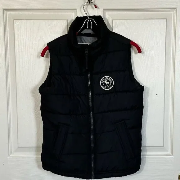 Abercrombie and Fitch Kids Puffer Vest, Large