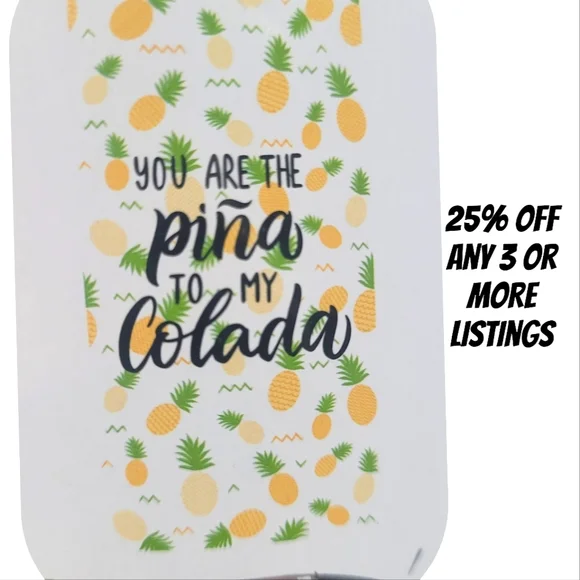 Beach Towel Pineapple Print Graphic Pina Colada 60 X 30 Pool Resort Cruise