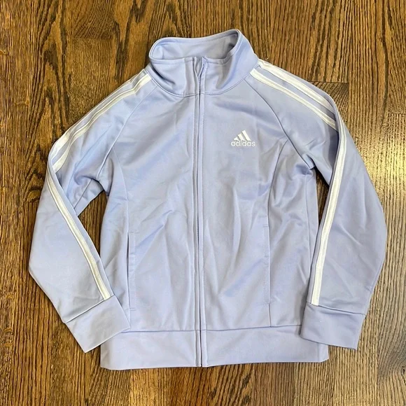 Adidas Little Girls Zip Up Track Jacket