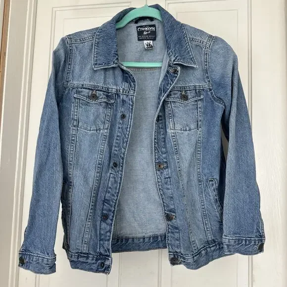 OshKosh Kids Denim Jean Jacket - Size 14 - Button Snap
