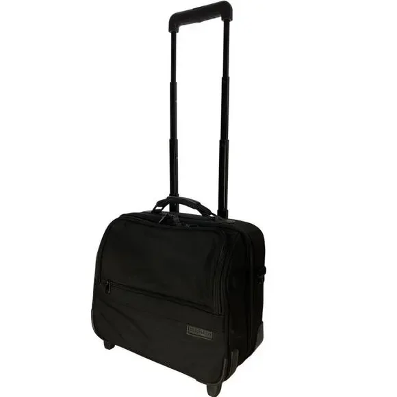 Briggs & Riley Baseline Rolling Cabin Bag Carry On Suitcase Black U114