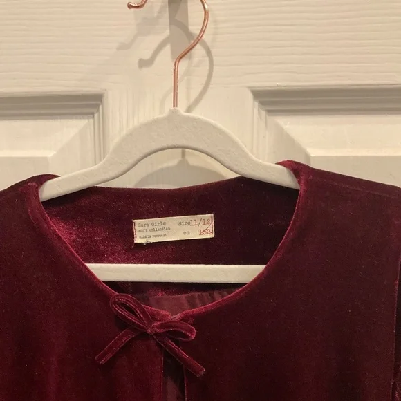 Zara Velvet Cape