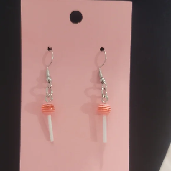 Elegant Silver and Pink Dangle Earrings
