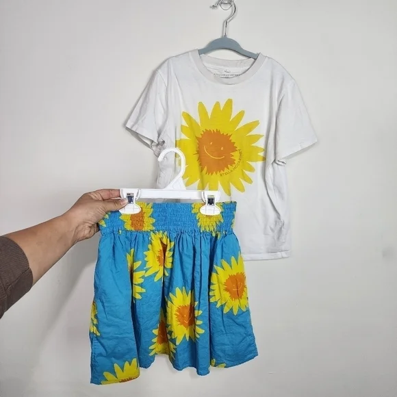 Stella McCartney sunflower skirt set
