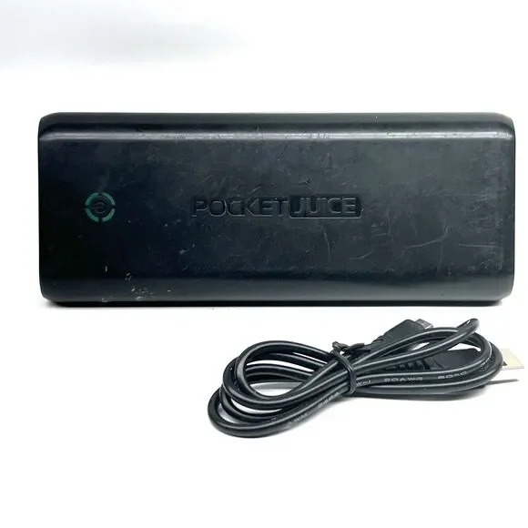 Tzumi PocketJuice 20000 mAh Black Portable Universal Fast Ion Charger Power Bank