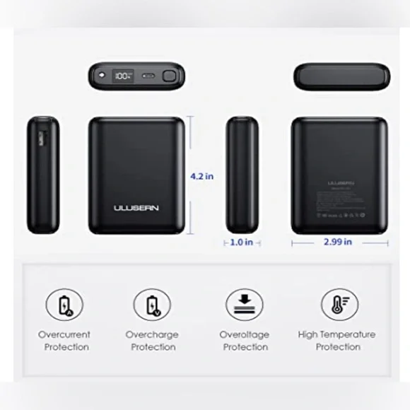 ULUSERN Rechargeable Battery/Power Bank 12v Used like new in a good condition