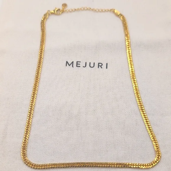 Mejuri Elegant Gold Plated Necklace
