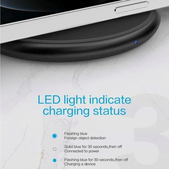 🖲️Vebach Black Wireless Charging Pad BNIB🖲️
