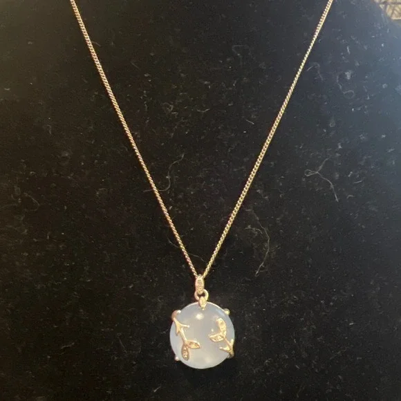 Vtg Avon Floral Fantasy Silver Tone Flower Pendant Necklace