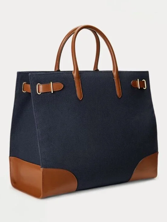 Ralph Lauren Canvas Large Devyn Tote Bag - Lauren