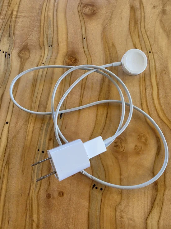 Apple Watch Magnetic Charging Cable + USB Wall Adapter Series 1-7 SE Models EUC