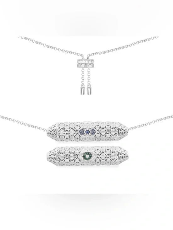 RARE APM Evil Eye Spinner Necklace