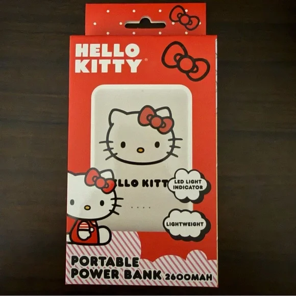 Hello Kitty Power Bank - Red and White