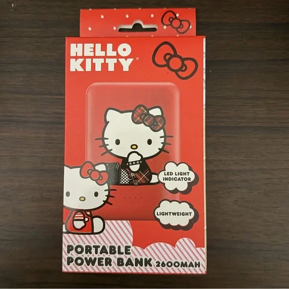 Hello Kitty Red Power Bank Charger