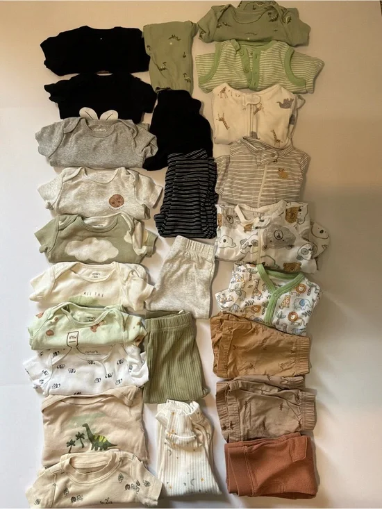 25 Piece 6 mo & 6-9 month Baby Boys Summer Bundle Lot