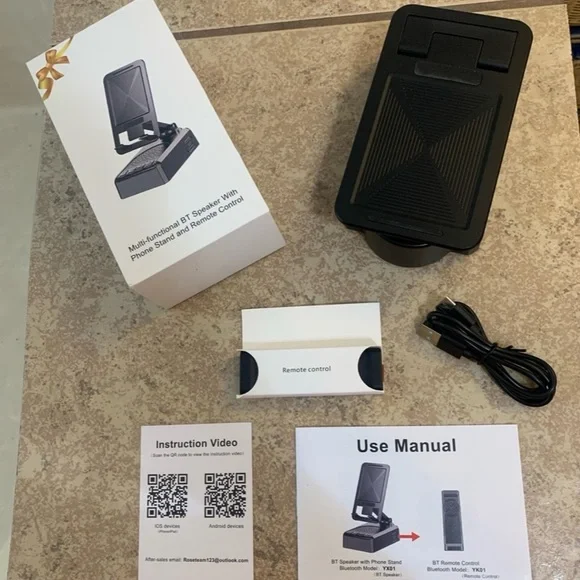 New! “Multi-functional BT Speaker With Phone Stand and Remote Control
