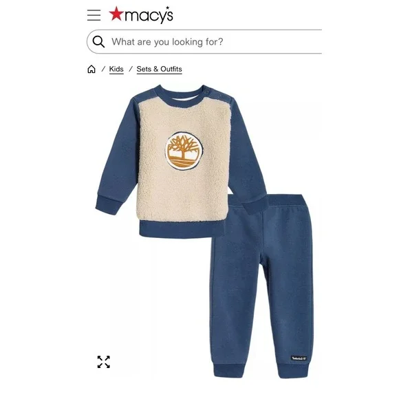 Timberland Boys‎ 2 Piece Jogger Set - 18 Months New with Tags