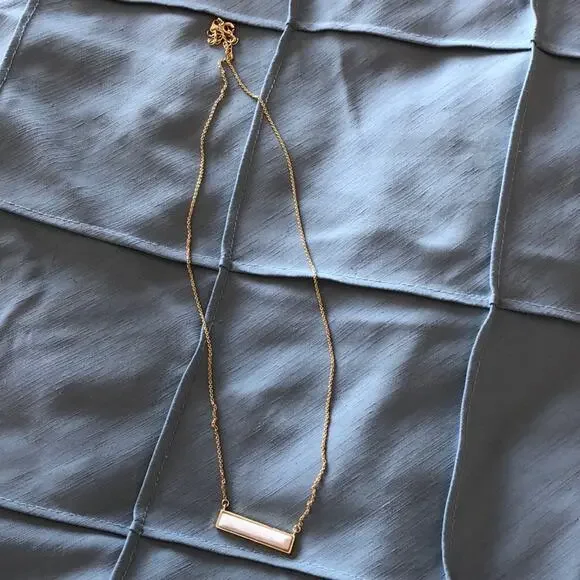 Bar Silver Necklace