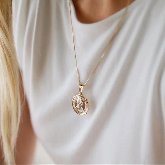 Gold Coin Necklace