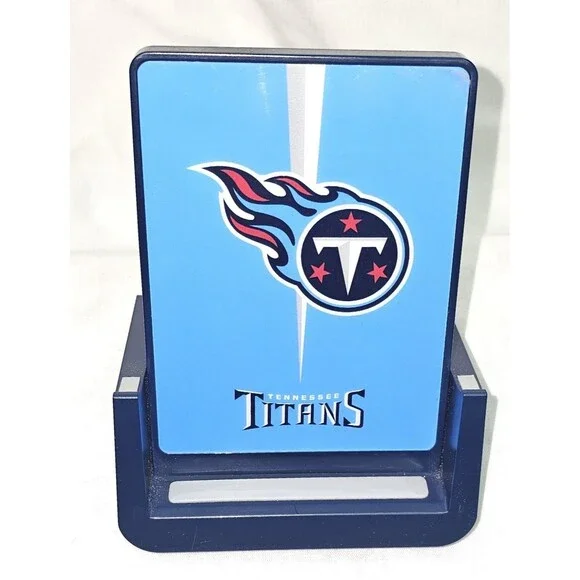 NFL Cell Phone Wireless Charging Stand WCP4, Tennessee Titans 5W 7.5W 10W TN