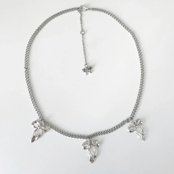 Bow Charm Necklace