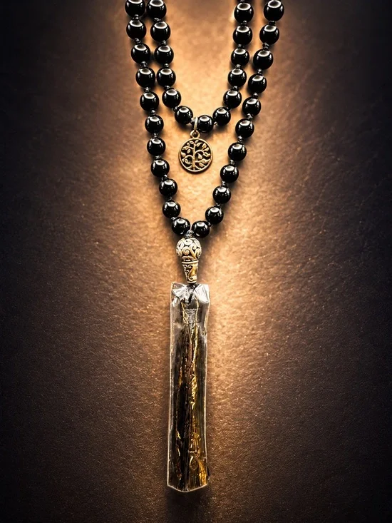 Black Onyx Mala Beads