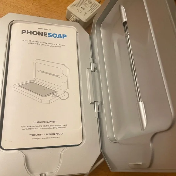 Silver UV Sanitizer and Charger