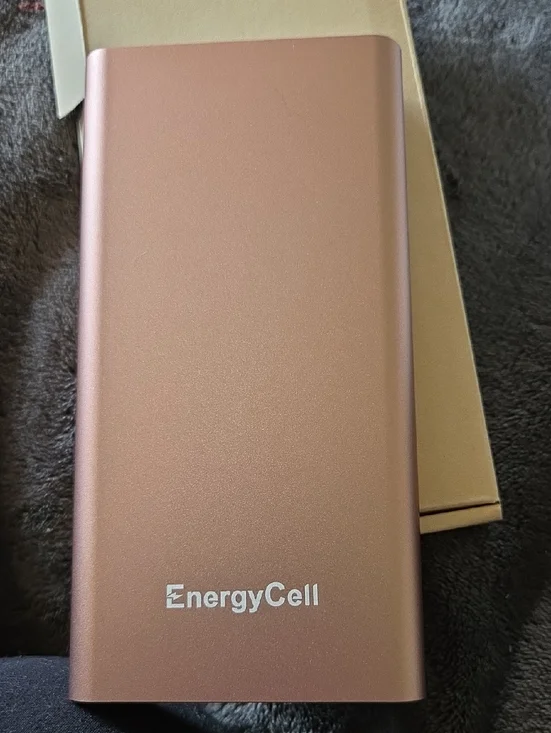 Rose Gold Portable Power Bank - Slim External Charger