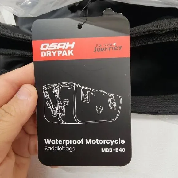 OSAH Drypak NEW Motorcycle Saddlebags Waterproof Motorcycle Panniers Storage Sid