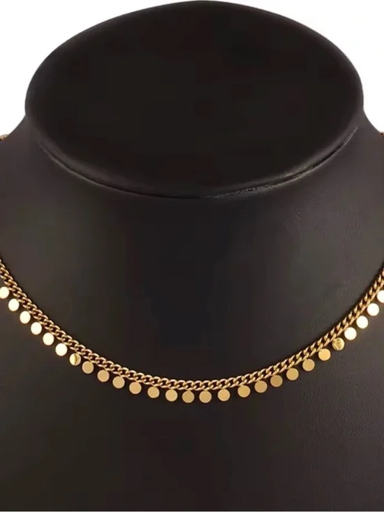 Round Tassel Pendant Necklace Waterproof